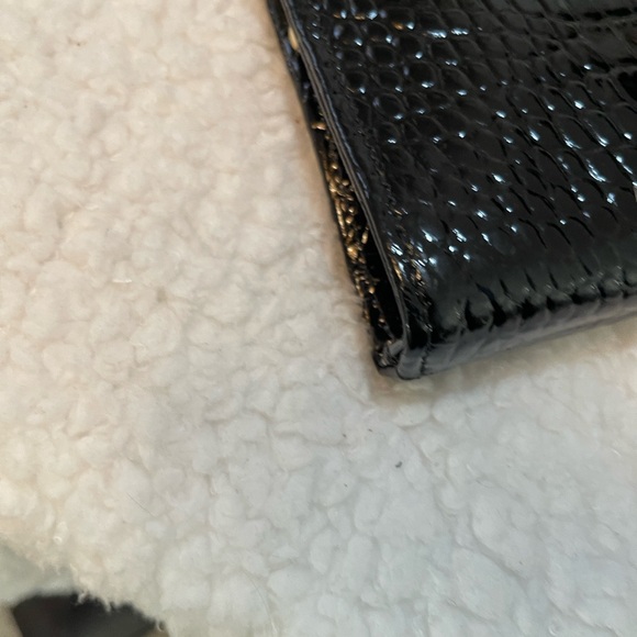 ABAS Elegant Black Crocodile-Embossed Clutch with products - Picture 8 of 14